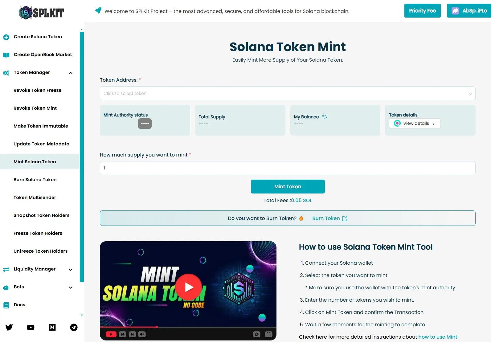 solana-token-creator